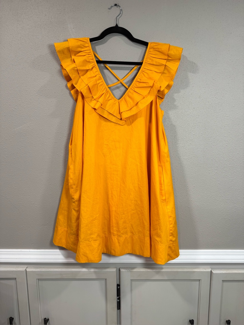 Maeve Ruffle Tunic Mini Dress - Picture 5 of 8